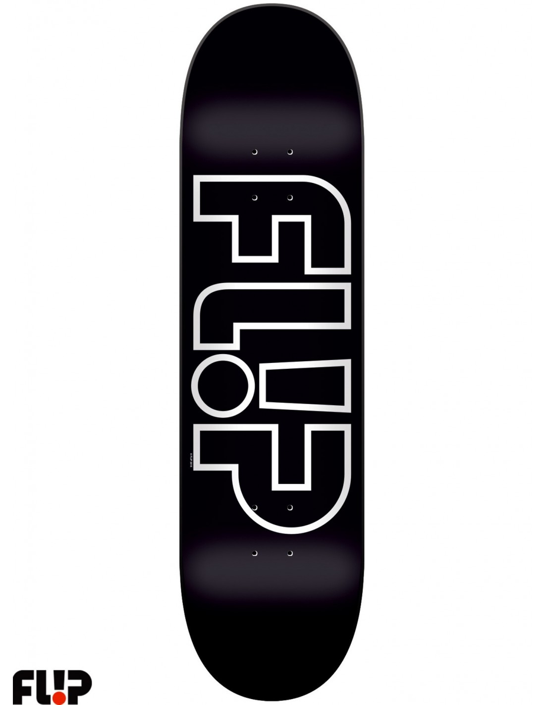 Black 8.0 Adults Unisex Flip Odyssey Logo 8.0x31.85 Complete Skateboard Black