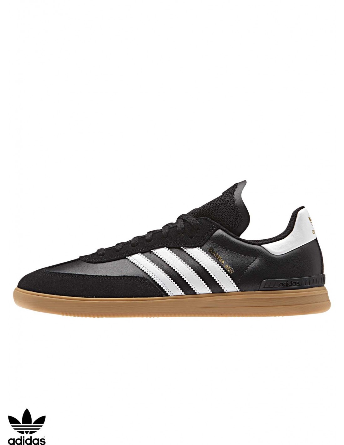 Adidas Samba ADV Black / Gum Skate Shoes