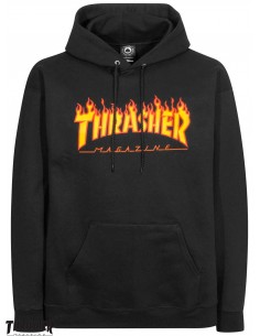 Thrasher Flame Logo Noir