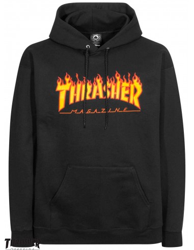 Thrasher Flame Logo Negra