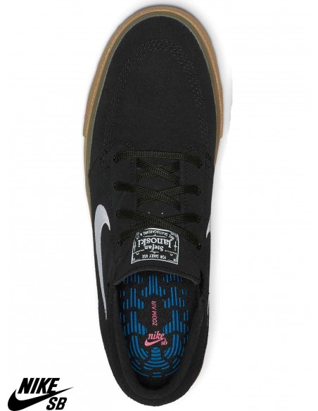 To Nine painful Overcast Nike SB Zoom Stefan Janoski RM Black Gum Skate Shoes