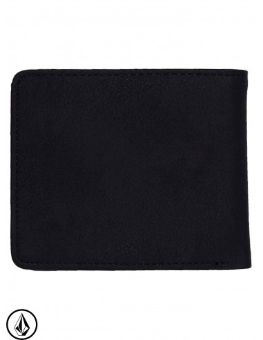 Volcom Slim Stone PU Black Wallet