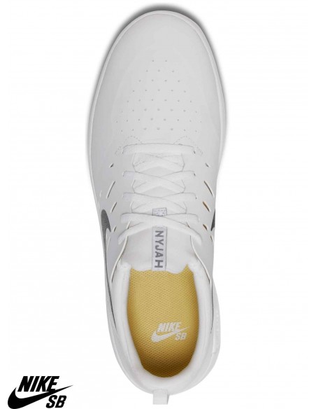 Nike SB Nyjah Free Summit White Skate Shoes