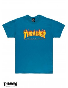 Camiseta Thrasher Flame Logo Galapagos