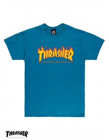 Camiseta Thrasher Flame Logo Galapagos
