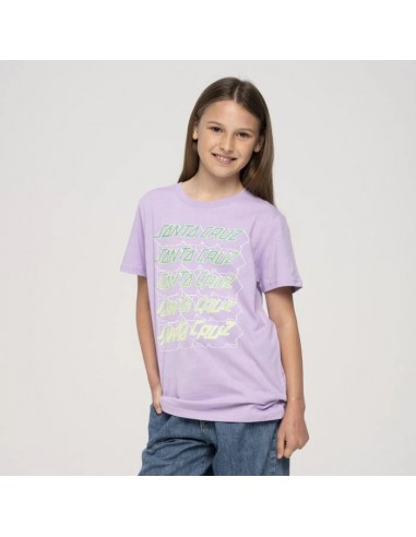 Santa Cruz Grid Stacked Kids T-Shirt...