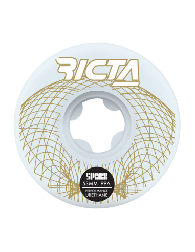 Ricta Wireframe Sparx White 53mm 99A...