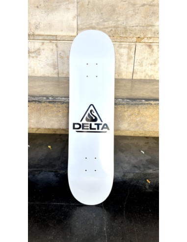 Delta Skateboards Script OG White...
