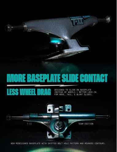 Ejes Thunder Trucks New T-II Polished...