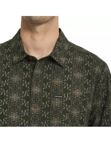 Camisa Volcom Scaler Stone Woven -...