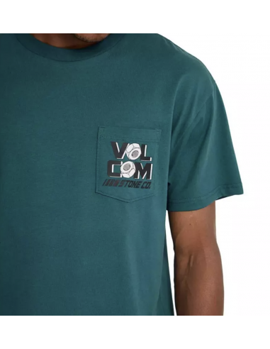 Camiseta Volcom Parted Out Pocket -...