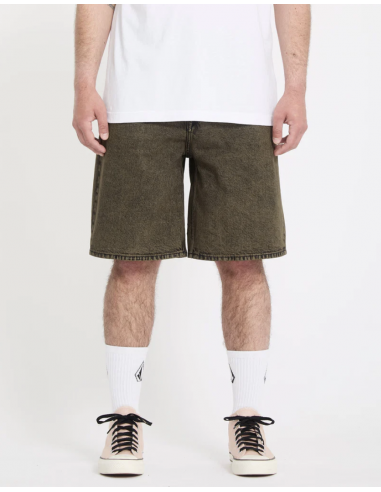Volcom Billow Denim Short - Sage Leaf