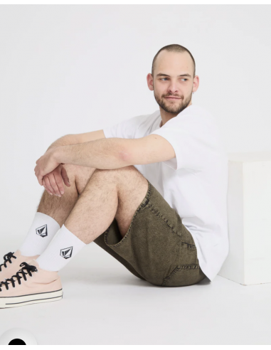 Volcom Billow Denim Short - Sage Leaf