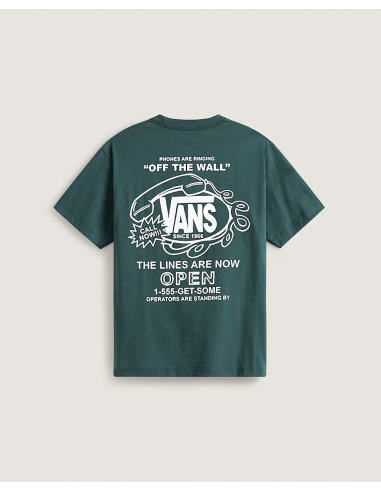 Camiseta Vans Hot Lines - Mystic Moss