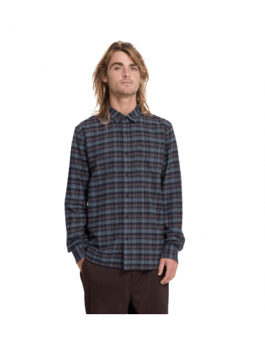 Volcom Flannel Caden Plaid L/S - Raisin